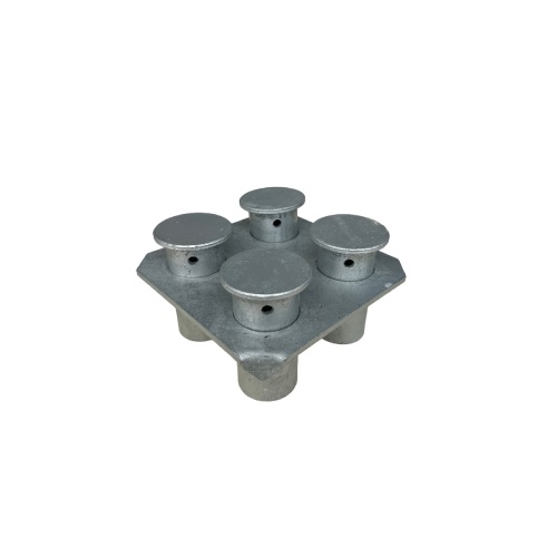 【直送品】 ナカオ (NAKAO) 4台継ぎ合わせる金具 AHKR-4 《アルロックキャリー用オプション》 DIY・工具-花・ガーデン・DIY-台車