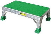 【尖んがり10倍】【直送品】 ナカオ (NAKAO) 乗降かばい立て踏台 二階建てバス踏み段 BT-17