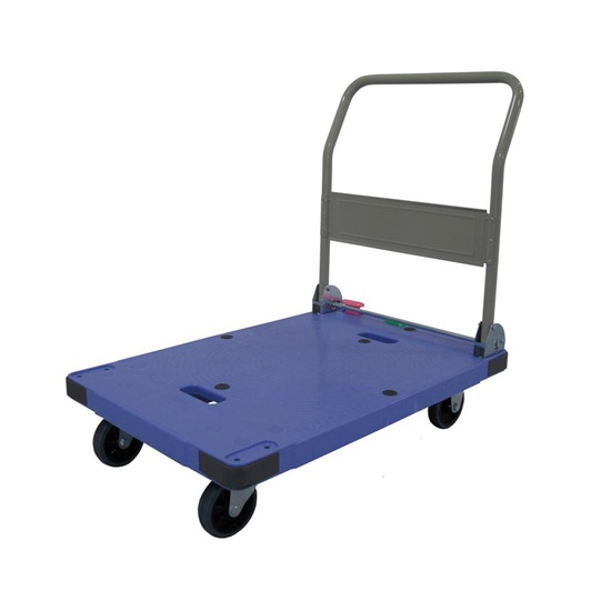 【ポイント5倍】【直送品】 ナンシン 静音樹脂製台車 サイレントマスター DSK-301B2 (SPブレーキ付) 【大型】