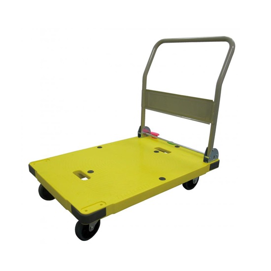 【直送品】 ナンシン 静音樹脂製台車 サイレントマスター DSK-301YB2 (SPブレーキ付) 【大型】|道具屋さん店