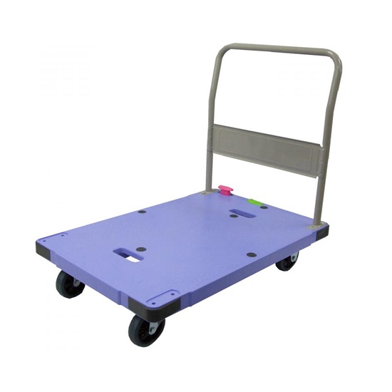 【ポイント5倍】【直送品】 ナンシン 静音樹脂製台車 サイレントマスター DSK-302B2 (SPブレーキ付) 【大型】