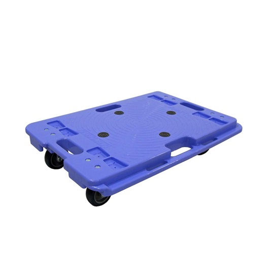 【ポイント5倍】【直送品】 ナンシン 樹脂連結ドーリー 平台車 PD-406-3E (PD-406-3E-2) (2台セット)