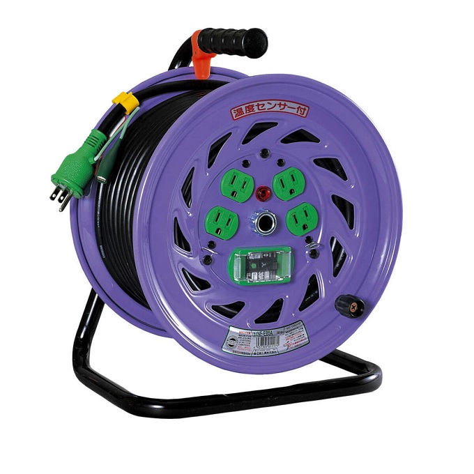 【ポイント10倍】日動工業 電工ドラム NF-EB54 100V 漏電保護専用ブレーカー付 《標準型コードリール》|道具屋さん店