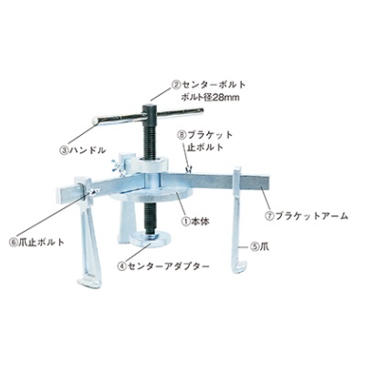 【尖んがり5倍】【直送品】 日平設備 ホイルエースプーラー H-135