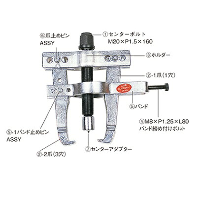 【尖んがり5倍】【直送品】 日平設備 ピットマンアームプーラー H-228