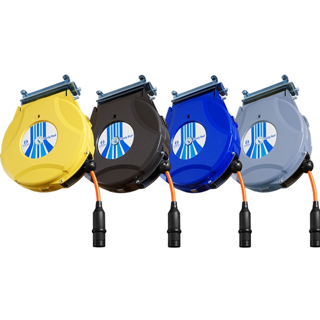 日平機器 ハンディーエアーリール 内径6.4X10m グレー(ブレーキ付) HAP-210JS-GR|道具屋さん店