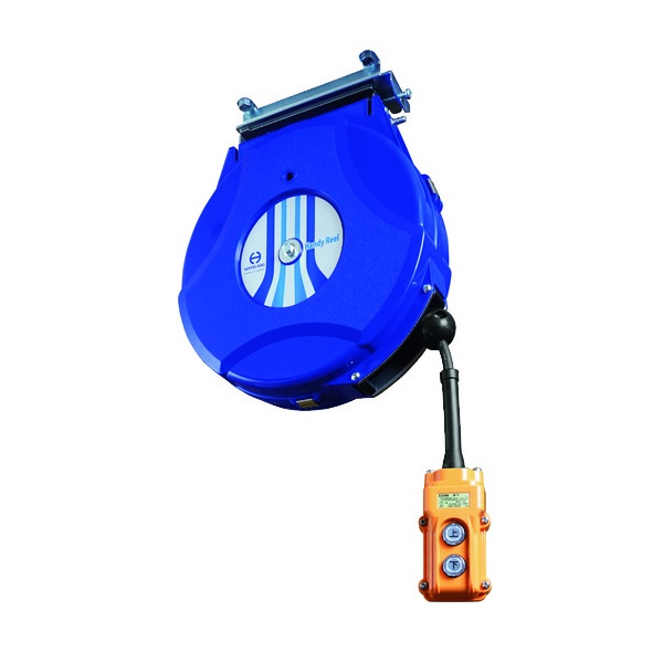 【ポイント5倍】日平機器 リモコンリール AC30V-6A 1.25SQX8m 3芯 リモコン付 青 HCP-803R-BL