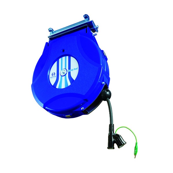 【ポイント10倍】日平機器 コンセントリール AC125V-6A 1.25SQX10m 青 HEP-610C-BL