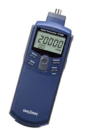 【尖んがり10倍】【直送品】 小野測器 ディジタルハンディタコメータ HT-6200
