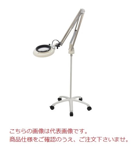【ポイント10倍】オーツカ光学 フルスペクトルLED照明拡大鏡 ENVL6K-FL-8X (フリーアーム式+キャスタースタンド)｜道具屋さん店