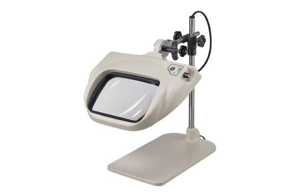 【ポイント10倍】オーツカ光学 (OOTSUKA) LED式照明拡大鏡 OLIGHT5-B-2XAR (テーブルスタンド式)