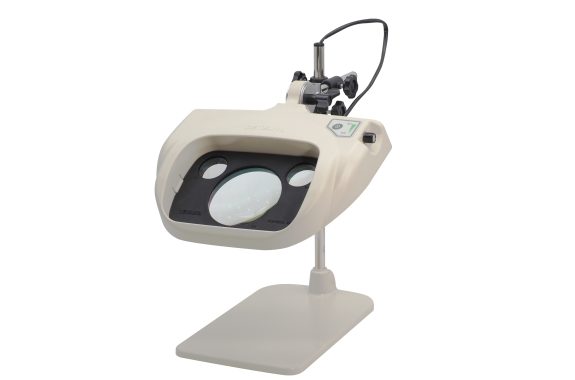 【ポイント10倍】オーツカ光学 有機EL照明拡大鏡 OLIGHT6-B 358AR (テーブルスタンド式)