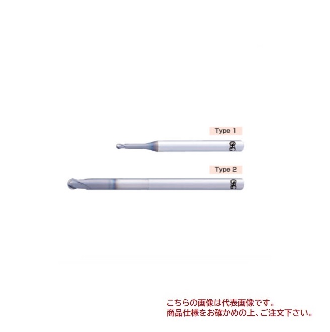 【ポイント5倍】オーエスジー(OSG) 高硬度鋼用 超硬エンドミル 高精度仕上げ用 2刃 ロングネックタイプ AE-LNBD-H R0.05X0.3X4 (3056101)