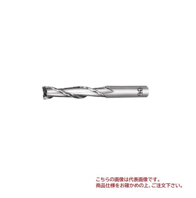 【尖んがり5倍】オーエスジー(OSG) ハイスエンドミル 2刃 押し並べて用 EDL 9.8 (70598) その他-DIY・工具-花・ガーデン・DIY