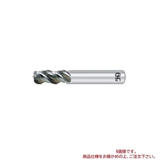【尖んがり5倍】オーエスジー(OSG) 超硬ラジアスエンドミル 3刃 銅･軽銀アロイ用 CA-CR-ETS 5XR0.5 (8502253)