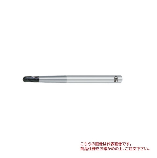 【尖んがり5倍】オーエスジー(OSG) FX上塗り 超硬ボールエンドミル 3刃 FXS-マイコン-EBT R3X1°X52 (8511625)