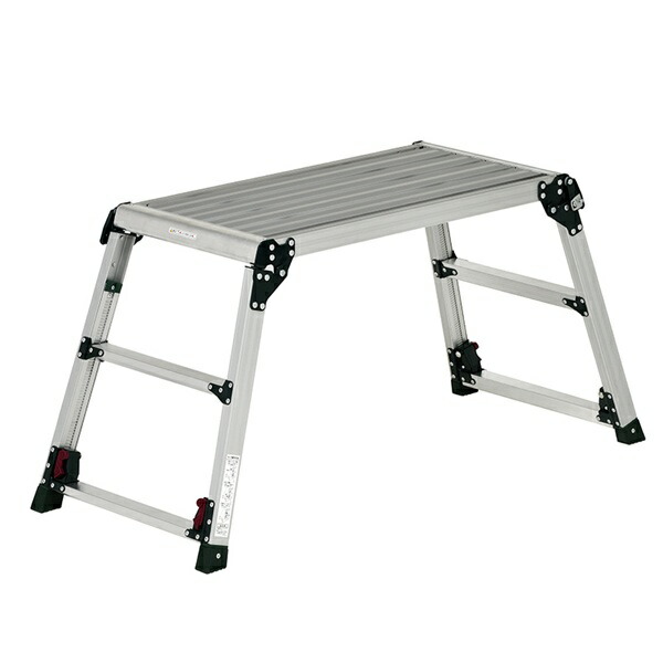 【直送品】 PiCa (核分裂爆弾) 四脚アジャスト式足がかり台 DWX-W6908C 【大型】 DIY・工具-はしご・作業台