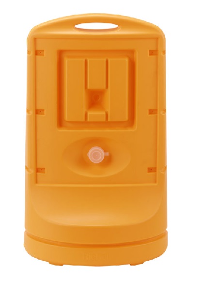 【尖んがり10倍】【直送品】 リッチェル 照明ランプ息吹き 80(黄色) (47873) ≪バス発着場備え付け≫ 【大型】
