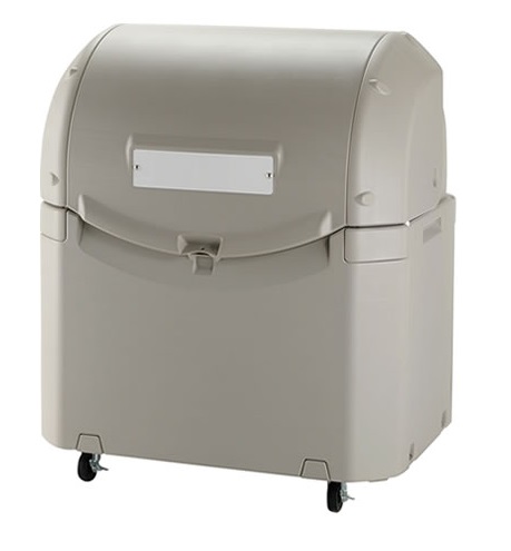 【尖んがり10倍】【直送品】 リッチェル ワイドペールST 500(キャスター付) (94473) ≪ゴミ入れもの≫ 【大型】