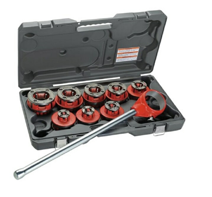【直送品】 RIDGID(リジッド) 12R 1/2ー2 NPT ラチェットスレッダーセット 36475 【大型】