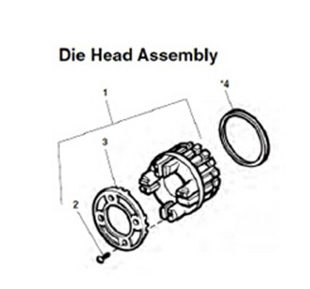 【ポイント10倍】【直送品】 RIDGID(リジッド) ダイヘッドアッシー 45293 F/12R 38910