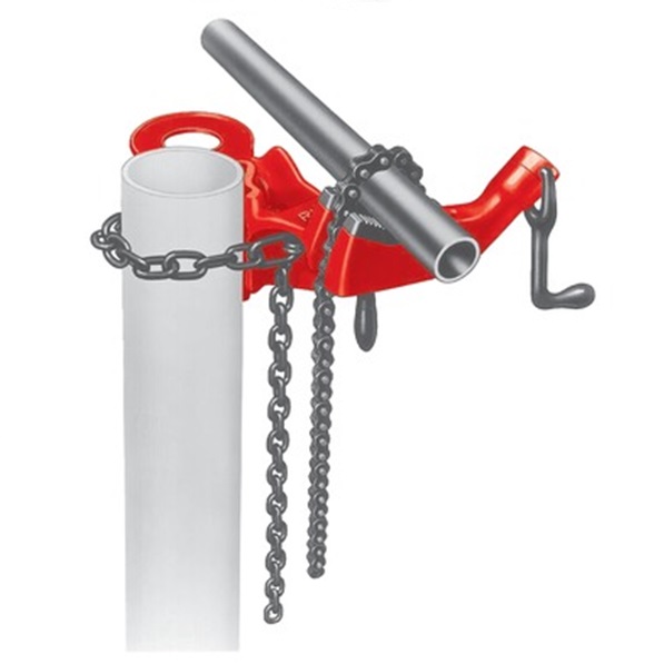 【ポイント5倍】【直送品】 RIDGID(リジッド) 640 ポストチェーンバイス 40170｜道具屋さん店