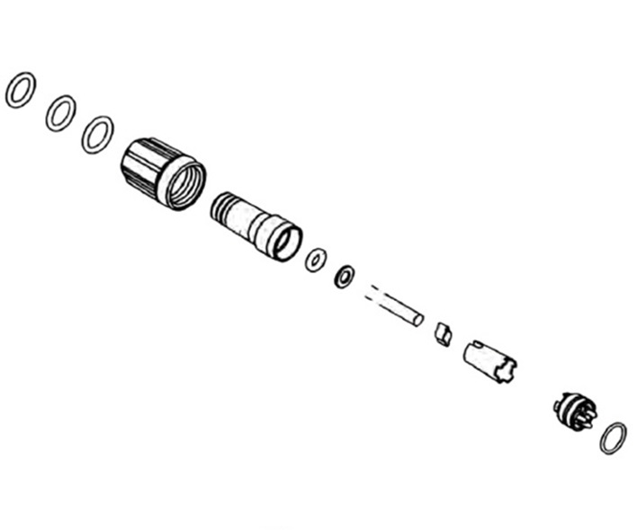 【尖んがり10倍】【直送品】 RIDGID(リジッド) 繋ぎ F/ミニシースネイク 72822