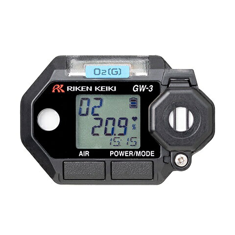 【ポイント5倍】【直送品】 理研計器 腕時計型(装着型)酸素濃度計 GW-3 00 (GW-3(O2))|道具屋さん店