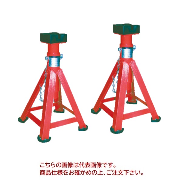 【直送品】 リキマエダ リジッドラック アングル型・受けゴム/足ゴム付 3ton RD-300L-4G (2台1組) 【大型】|道具屋さん店