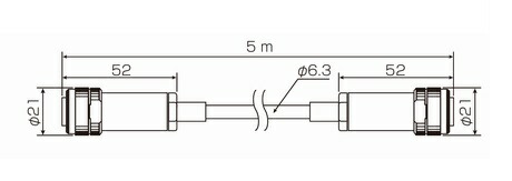 【直送品】 リオン 7P中次ぎ吊りひも EC-04S