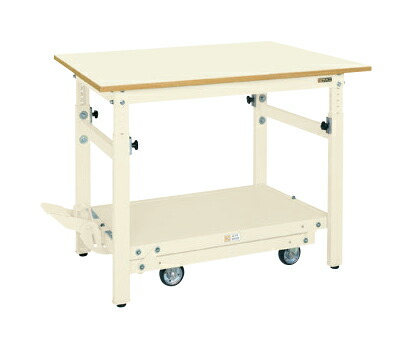 【ポイント5倍】【直送品】 サカエ 軽量作業台TKKタイプ(ペダル昇降移動式) TKK-187SPDI (035654) 【大型】 81,070円