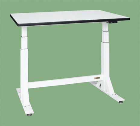 【尖んがり5倍】【直送品】 サカエ 電動昇降御勤め台(中量印字機) DLK-127WPWN (036021) 【大型】