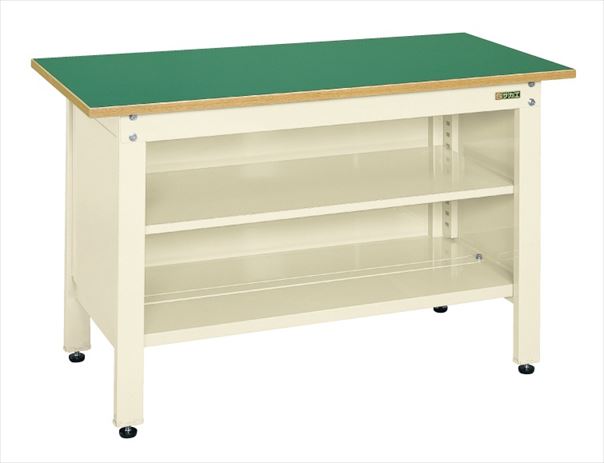 【ポイント5倍】【直送品】 サカエ 一人用作業台CPタイプ(中棚付) CP-096TI (033232) 【大型】