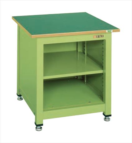【ポイント10倍】【直送品】 サカエ 一人用作業台KTタイプ(中棚付) KT-102FEN (035612) 【大型】