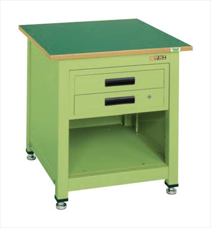 【直送品】 サカエ 一人用御役目台KT印字機(収納家具付) KT-112FEN (035614) 【大型】