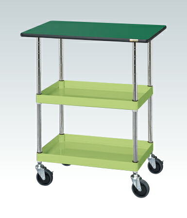 【直送品】 サカエ CSパールワゴン(中量タイプ・天板付) CSP-9082TESE (324691) 【大型】|道具屋さん店