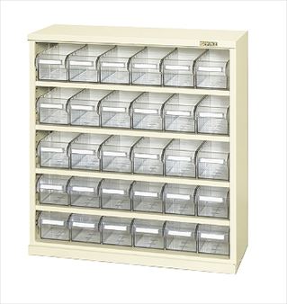 【直送品】 サカエ コンテナラックケース(パーツボックス付) SCR-9JI (144719) 【大型】｜道具屋さん店