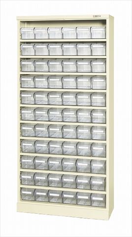【直送品】 サカエ コンテナラックケース(パーツボックス付) SCR-18JI (144733) 【大型】