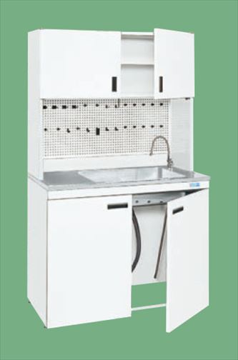 【ポイント5倍】【直送品】 サカエ ピットイン シンクユニットHタイプ PN-23HPSKW (251722) 【大型】