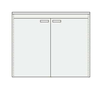 【直送品】 サカエ ピットイン(キャビネット・天板付) PN-F21W (251738) 【大型】|道具屋さん店