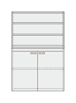 【ポイント5倍】【直送品】 サカエ ピットイン PN-H22W (251750) 【大型】