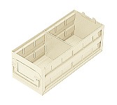 【ポイント10倍】【直送品】 サカエ 物品棚KW型オプションパーツ ビンケース300用 KW-130 (181674) 【送料別】