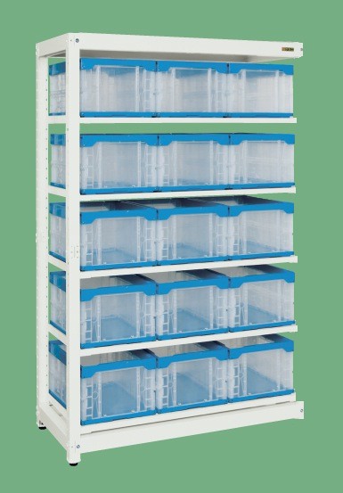 【尖んがり10倍】【直送品】 サカエ マルチプル仕合わせ 入れもの納める手合い(かかわり合い) MR-1940BLR (140685) 【大型】
