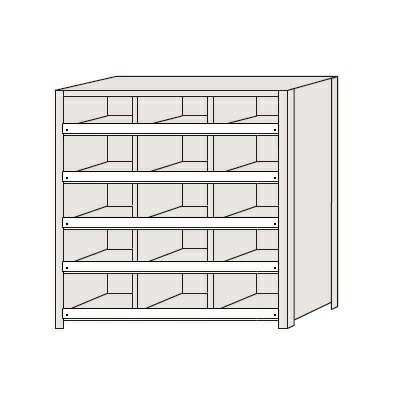【ポイント5倍】【直送品】 サカエ 区分棚 NCCM711-305 (184157) 【特大・送料別】