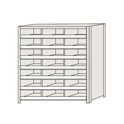 【ポイント10倍】【直送品】 サカエ 区分棚 NCCM711-307 (184161) 【特大・送料別】|道具屋さん店