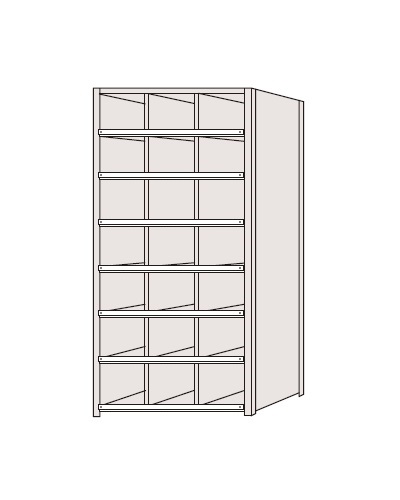 【ポイント5倍】【直送品】 サカエ 区分棚 NCCM111-307 (184179) 【特大・送料別】
