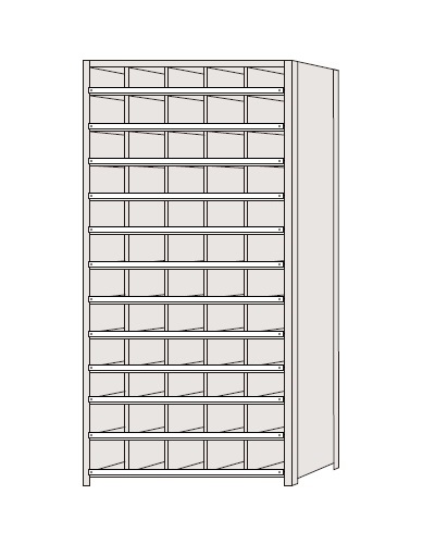 【ポイント5倍】【直送品】 サカエ 区分棚 NCCM110-512 (184204) 【特大・送料別】|道具屋さん店