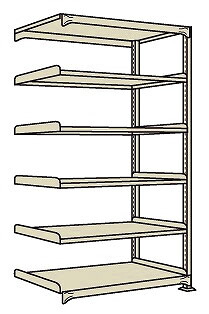 【ポイント5倍】【直送品】 サカエ ラークラック(150KG/段・連結・高さ2100MM・6段) RLW-2726R (183065) 【特大・送料別】