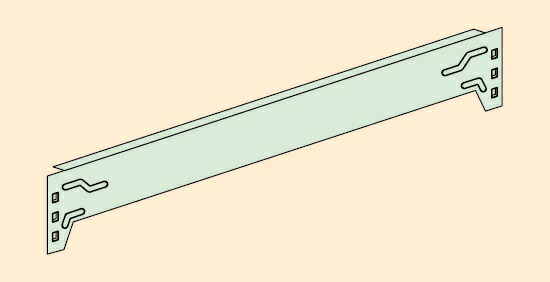 【ポイント10倍】【直送品】 サカエ 中量棚B型用オプションビーム B-12P (185125) 【特大・送料別】