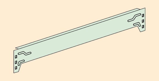 【ポイント10倍】【直送品】 サカエ 中量棚B型用オプションビーム B-15P (185126) 【特大・送料別】
